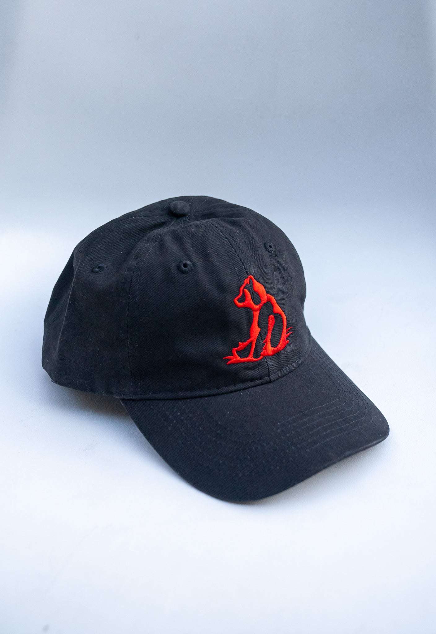 Front view of branded hat.